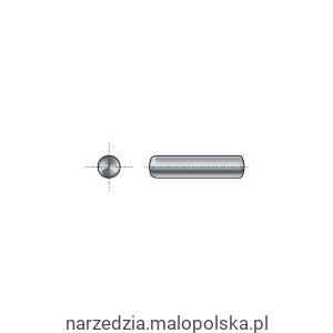 Kołki stalowe 12x45mm tolerancja m6 100szt. qualfast QFT6500282Z